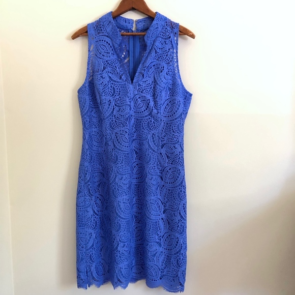 Lilly Pulitzer Alexa Shift Dress Beckon Blue - Picture 2 of 7